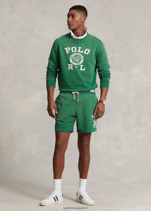 sweat à logo 46T60T1028 Hommes Ralph Lauren vert verano