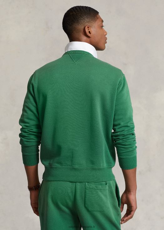 sweat à logo 46T60T1028 Hommes Ralph Lauren vert verano