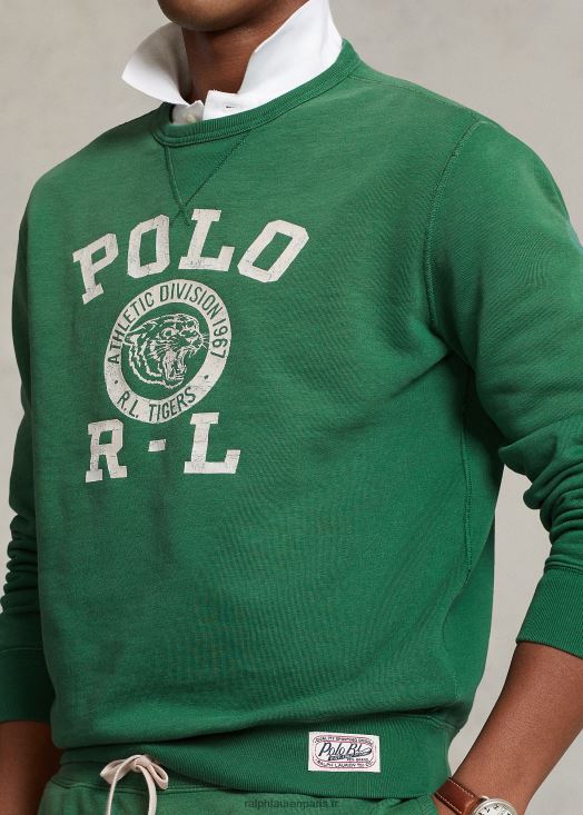 sweat à logo 46T60T1028 Hommes Ralph Lauren vert verano