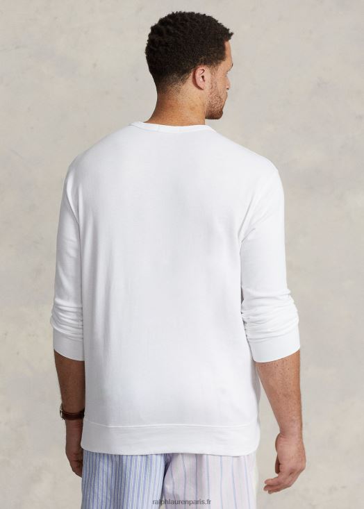 sweat éponge spa 46T60T1320 Hommes Ralph Lauren blanc