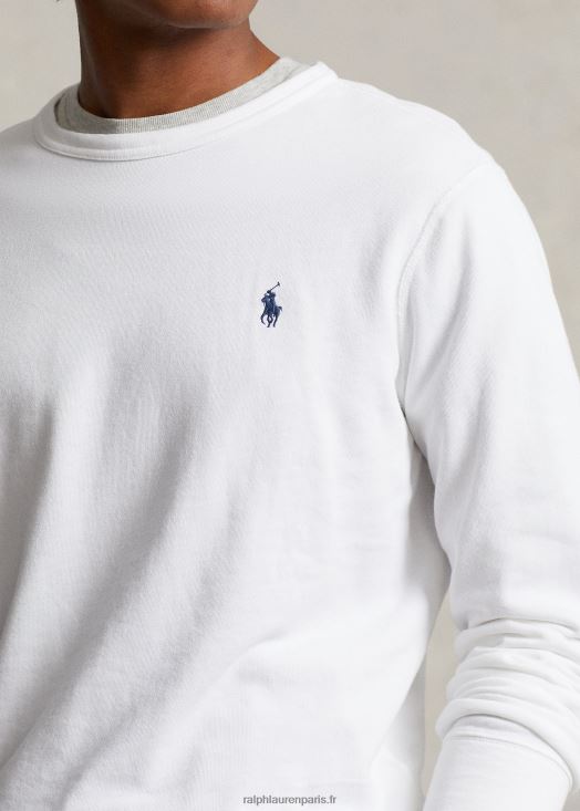 sweat éponge spa 46T60T439 Hommes Ralph Lauren blanc