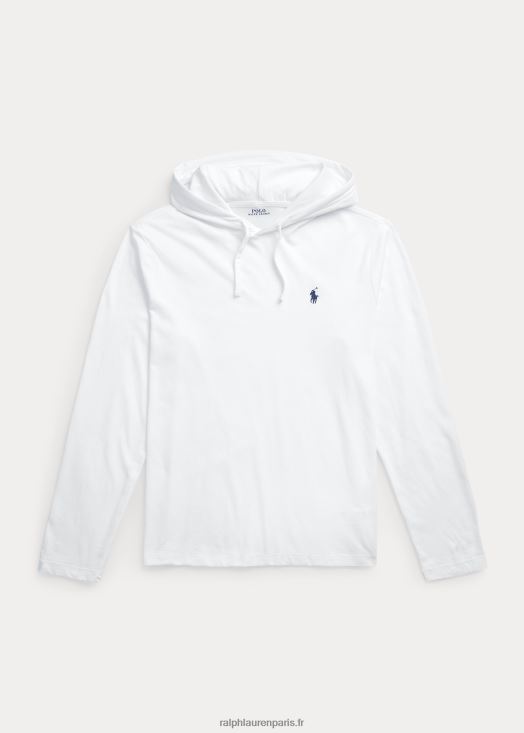 t-shirt à capuche 46T60T309 Hommes Ralph Lauren blanc