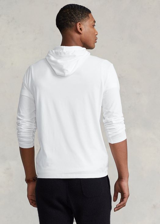 t-shirt à capuche 46T60T309 Hommes Ralph Lauren blanc