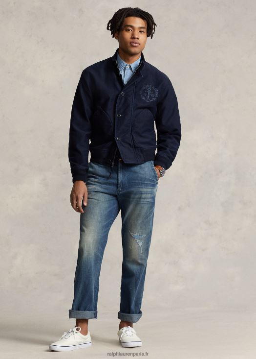 veste à pont graphique 46T60T1264 Hommes Ralph Lauren aviateur marine