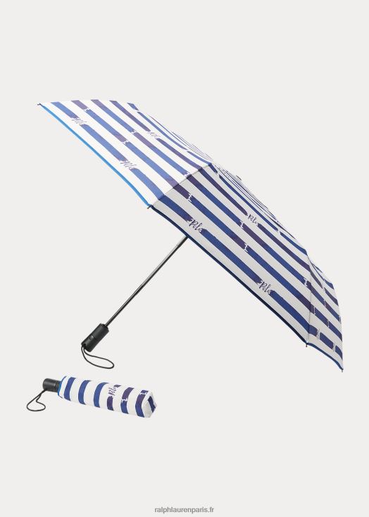 parapluie pliable mclean 46T60T9053 unisexe Ralph Lauren bleu