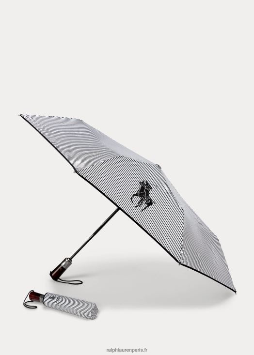 parapluie pliable parker 46T60T2733 unisexe Ralph Lauren noir