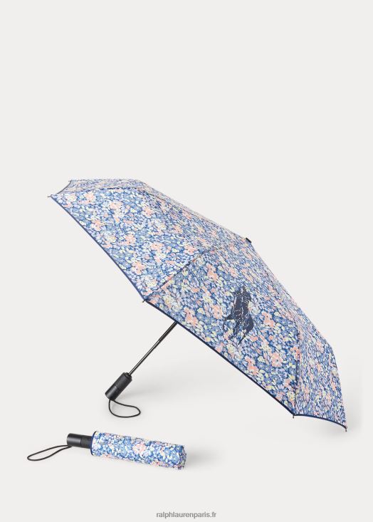 parapluie pliable shirley 46T60T2706 unisexe Ralph Lauren marine multi