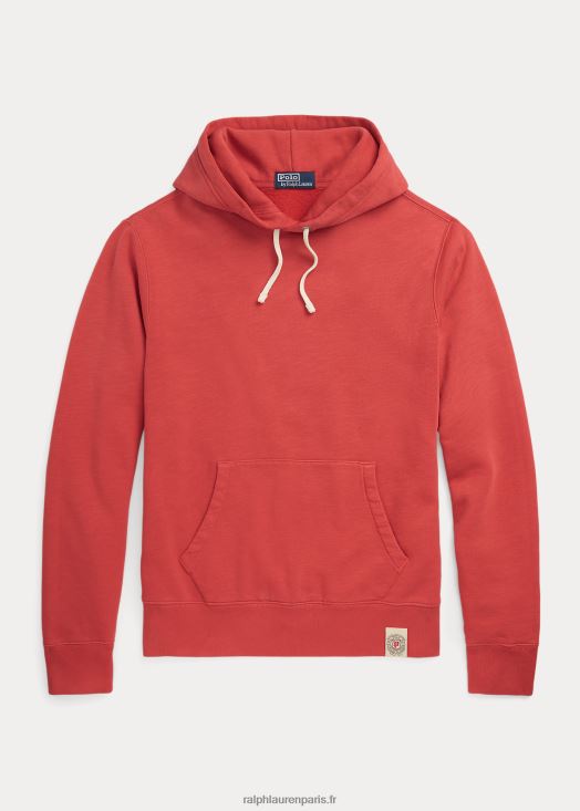 sweat à capuche polaire 46T60T3409 unisexe Ralph Lauren poteau rouge