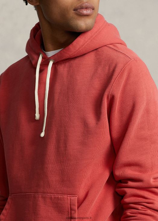 sweat à capuche polaire 46T60T3409 unisexe Ralph Lauren poteau rouge